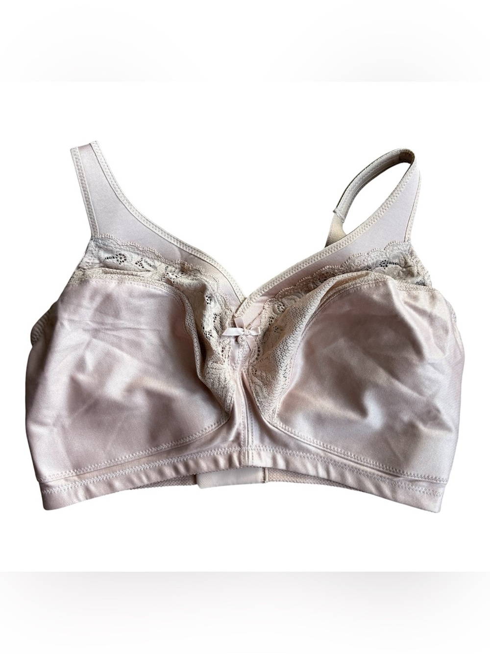 Glamorise Bra 36H US (36G UK) MagicLift Wire Free Minimizer 1003 Nude Beige NWOT - Picture 5 of 11